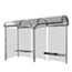 Mobilier urbain, bancs, abris bus, poubelles, lampadaires